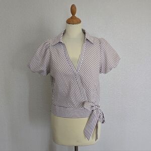 Milk And Honey Blouse with Bow Accent
